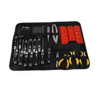 Adfaga Kit d'outils professionnels RC 44 en 1, ensemble d'outils électroniques avec tournevis en acier rapide pour voitures RC, drones, hélicoptères et étui de rangement compact et