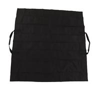 Adfaga Sac à feuilles de jardinage robuste 2 en 1, tapis de feuilles tombantes de jardin réutilisable avec poignée, sac de stockage des déchets de jardin extérieur pour débris et f (Noire)