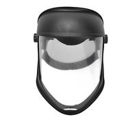 Adfaga Visière de sécurité intégrale anti-buée et vision HD claire pour la construction, le travail du bois, le soudage, PC + ABS, protection faciale légère et réglable