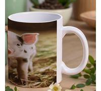 ADFGYERH Tasse souriante en céramique confortable à tenir, tasse à café épaisse, cadeau de mariage pour café, thé, cacao chaud, lait chaud, etc.