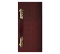 ADGCFKOP Poignée de porte douche, ensemble poignées grange coulissante, poignée d'entrée patio intérieure et extérieure à deux côtés, en verre bois, matériel montage inclus