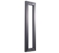 ADGCFKOP Poignée de porte douche, poignée intérieure et extérieure, poignées en verre métal faciles à installer, contemporaines, conception deux côtés, porte-fenêtre sous-sol