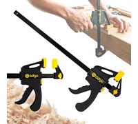 ADGO - Serre-Joint à une Main - Serre-Joint à Vis - Serre-Joint avec Pinces - Fonction de Serrage Rapide avec une Ouverture de 600mm, Tendeur 2 en 1 pour Tendre, Étirer, Force de Serrage 60kg