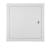 ADGO - Trappe de Visite 10 x 10, Porte de Visite, Trappe de Service pour Inspection et Recouvrement, en Plastique, Montage Horizontal et Vertical - Blanc, avec Cadre
