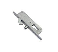 ADGO Verrou à Crochet H-35 pour Portails Coulissants pour Portails Coulissants pour Profilés en Aluminium, Revêtement en Poudre, Gris Argenté, 1 pièce