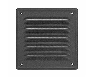 ADGOGrille d'aération rectangulaire 14x14 cm - Grille extérieure - Vétiver métallique - Grillage pour moustiquaire - Grille murale en filet