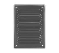 ADGOGrille d'aération rectangulaire 14x21 cm - Grille extérieure - Vétiver métallique - Grillage pour moustiquaire - Murale en filet