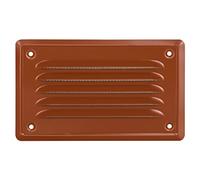 ADGOGrille d'aération rectangulaire 14x7 cm - Grille extérieure - Vétiver métallique - Grillage pour moustiquaire - Murale en filet