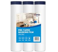 ADHES 3 Roll Film De Masquage Bleu Masker Avec Ruban De Masquage Peinture,