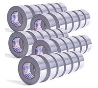ADHES 30Rouleaux Ruban Adhésif 50MM x 64m Aluminium