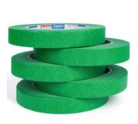 ADHES 5 Rouleaux Ruban De Masquage Peinture 18MM X 50M Vert Multi Surfaces