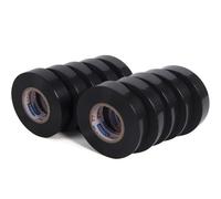 ADHES Lot De 10 Rouleaux De Ruban Adhésif Isolant Électrique Noir