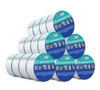 ADHES Lot de 24 rouleaux de ruban adhésif butyle étanche en feuille d'aluminium avec caoutchouc solide 50 mm x 5 m Épaisseur 1,5 mm pour fuites de toit, fissures de surface, écart de rebord de fenêtre