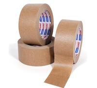 ADHES Ruban adhésif d'emballage en eco papier kraft bande de colis pour boîte carton demenagement,50mm x 40m,brun