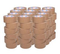 ADHES Ruban adhésif d'emballage en eco papier kraft bande de colis pour boîte carton demenagement,50mm x 40m,brun,72Rouleaux
