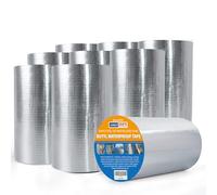 ADHES Ruban Butyle Ruban Etancheite 20Cm X 5M X 9 Rouleaux, Épais De 47 Mil | Ruban Adhésif Aluminium Haute Temperature Ruban de Réparation pour façades, toit, toit plat