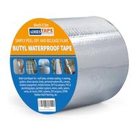 ADHES Ruban Butyle Ruban Etancheite10Cm X 5M, Épais De 47 Mil Ruban | Adhésif Aluminium Haute Temperature Ruban de Réparation pour façades, toit, toit plat