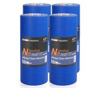 ADHES Ruban De Masquage De Peinture Bleu Ruban Adhésif Pour Décoration, | Peinture,Intérieur et Extérieur, Résistant Aux UV, 48MM x 55m,Lot de 24 rouleaux