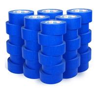 ADHES Ruban De Masquage Peinture,36 Rouleaux, 48MM X 55M,Anti-UV Ruban