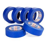 ADHES Ruban De Masquage Peinture,6 Rouleaux, 36MM X 55M,Anti-UV Ruban
