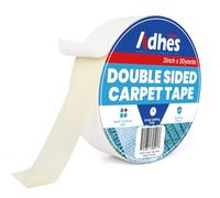 ADHES - Ruban De Tapis Double Face Lourd, 50 MM X 27 M X 1 Rouleau, Blanc,