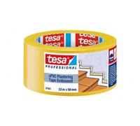 Adhésif de masquage strié PVC 67001 pour cadres et façades - 33mx50mm - jaune TESA Adhésifs