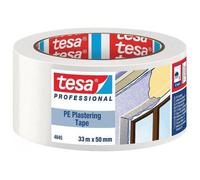 Adhésif de plâtrage protection PE longue durée 4845 -33m x 50mm -blanc TESA