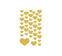 ZDesign Sticker CREATIVE 'Coeurs', doré
