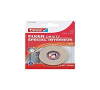 tesa Ruban adhésif double-face spécial intérieur 1,5 m x 19 mm Blanc