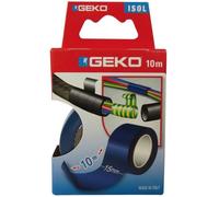 Adhésif - GEKO - 15mm x 10m - Bleu - Multi-usages - Mat