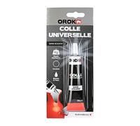 Adhésif liquide universel OROVI - Tube de 30 ml - Incolore - Pour tous les types de bricolage et de réparation - Puissant, résistant à l'eau