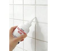 Adhésif pour carrelage Jiesuying, convient pour la salle de bain, la baignoire, le balcon, l'évier, le couloir, la réparation de carrelage et le remplissage de joints de carrelage. Une pièce / 260 ml,