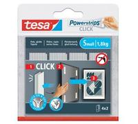 Adhésif - Powerstrip Click - taille S - supporte 1.8 Kg - blanc - lot de 4