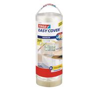 Adhésif recharge TESA Easy Cover avec bâche + ruban de masquage 17m x 2600mm