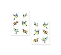Adhésifs de vitres Oiseaux Gris G