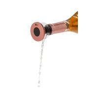 AdHoc Bec Verseur Gusto, Bouchon et Bec Verseur Universel, Ultra Plat, Rose | Bouchon et Bec Verseur pour Bouteille, Vin, Champagne, Prosecco, Spiritueux, Garde Bulles, Étanche, Hermétique, Réutilisable