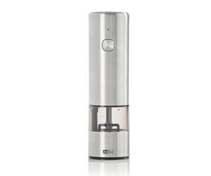 AdHoc EP102 i.Mill Moulin à poivre/sel électrique CeraCut® en céramique avec batterie au lithium, acier inoxydable/acrylique