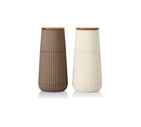 ADHOC Set de moulins à poivre et à sel SCAPE 12cm Dark & Light Beige beige