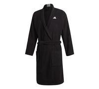 adidas Mixte Cotton Bathrobe, Black, L