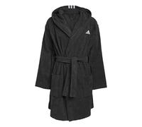 adidas Mixte Hooded Bathrobe Robe, Black, XL