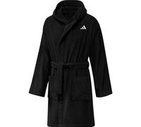 Adidas Hooded Dressing Gown Bathrobe Noir L