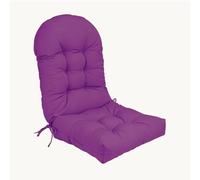 Adirondack Chaise à bascule imperméable à dossier haut Violet de qualité supérieure pour table de terrasse et sièges d'extérieur