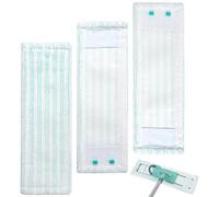 Adiwo Serpillères de Rechange, 3PCS Rechange en Microfibre, Lavables, Réutilisables, Vadrouille à Poussière, Housse pour Balai Nettoyante et Absorbante pour Tous Types de Sols