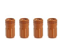 Adiythbm Lot de 4 anneaux tourbillons plasma 220857 pour torche de coupe | Quatre anneaux tourbillonnants 220857 dans l'emballage ; matériau polymère ; convient aux lampes de poche 45XP, 65, 85