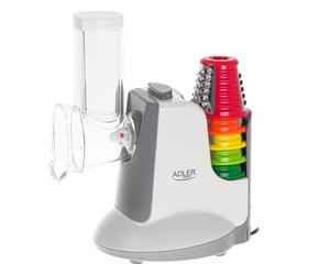 ADLER EUROPE AD4815 Hachoir électrique à légumes, râpe à 5 pointes y compris râpe, puissance 150 W