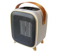 Adlereurope Mini radiateur soufflant en céramique 1000 W - Minuterie - LED | Chauffage céramique 700/1000 W, thermostat 15-45 °C, fonctionnement silencieux jusqu'à 35 dB, fonction air froid, écran LED