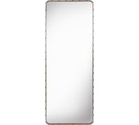 Adnet Rectangular miroir Large cuir marron Gubi - 5710902042576