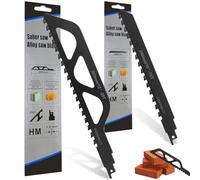 ADNEWX Lame de Scie Sabre Professionnelles HM 240/305mm - Lame Scie Sabre Carbure pour Béton Cellulaire Bois et Brique - Compatible Einhell Dewalt Bosch