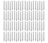ADOCARN 100pcs Clous à Vis M8x70 en Acier Inoxydable pour Fixation de Tapis Forte Tenue et Sécurité pour Sol, Accessoires pour Bricolage Maison