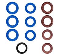ADOCARN 11 Pièces Kit de Joints Toriques de Rechange pour Pulvérisateur sans Air Anneaux Étanchéité Durables Pe et Détachées pour Pulvérisateur Airless Amélioration Efficacité